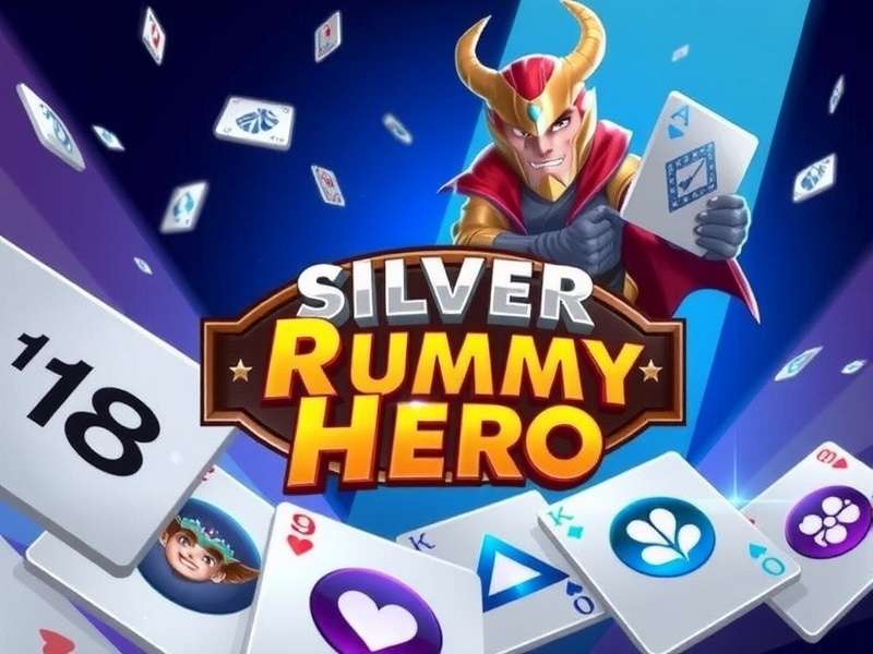 Silver Rummy Hero Game Interface